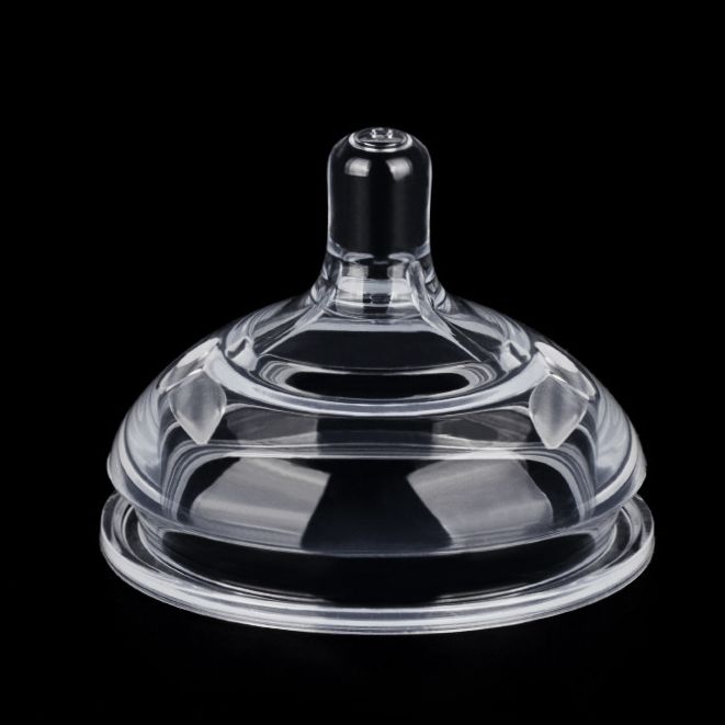 [Siêu rẻ] Núm ti thay thế bình sữa Como, bình silicon miệng 7cm