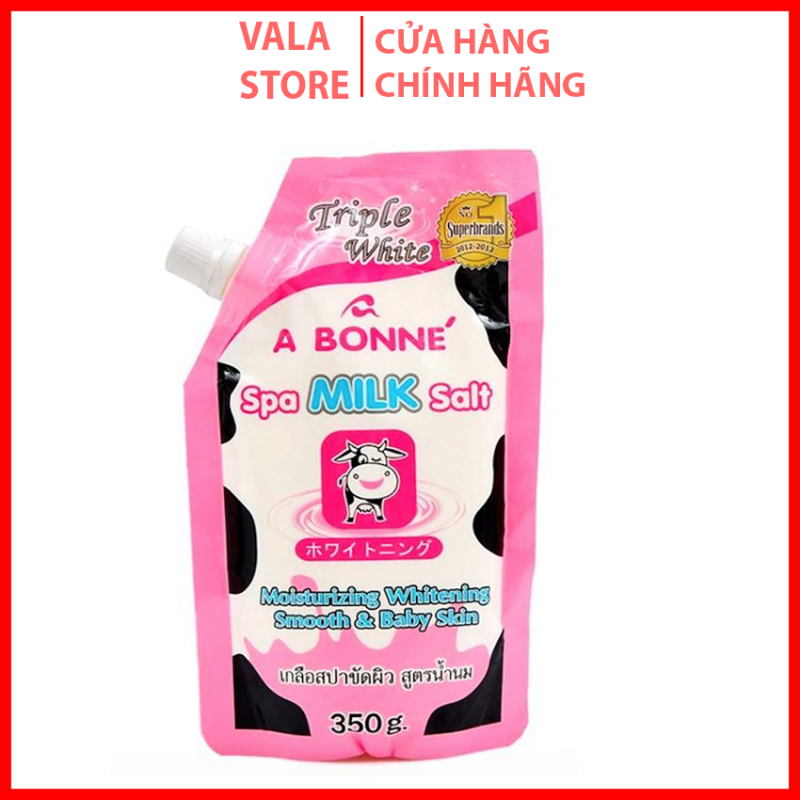 [HCM]Muối tắm sữa bò tẩy tế bào chết A Bonne Spa Milk Salt Thái Lan 350gr giá rẻ