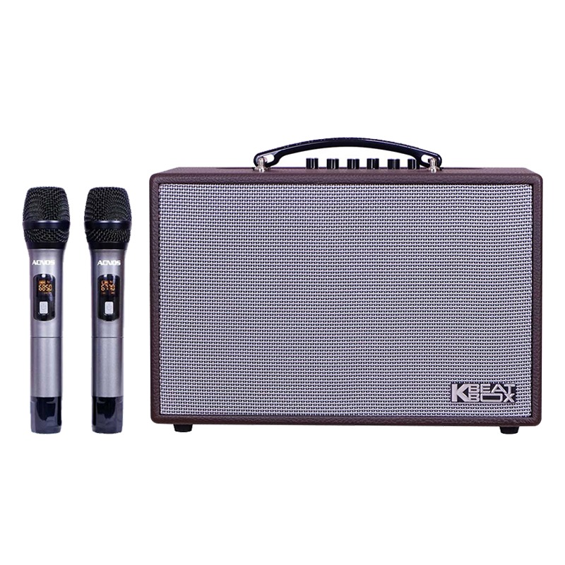 Loa nhập khẩu mỹ Loa xách tay karaoke Acnos CS160 công suất RMS 50W công suất Max lến đến 300W loa karaoke di dộng, tích hợp 2 micro UHF vỏ nhôm chất lượng cao BH 12 tháng