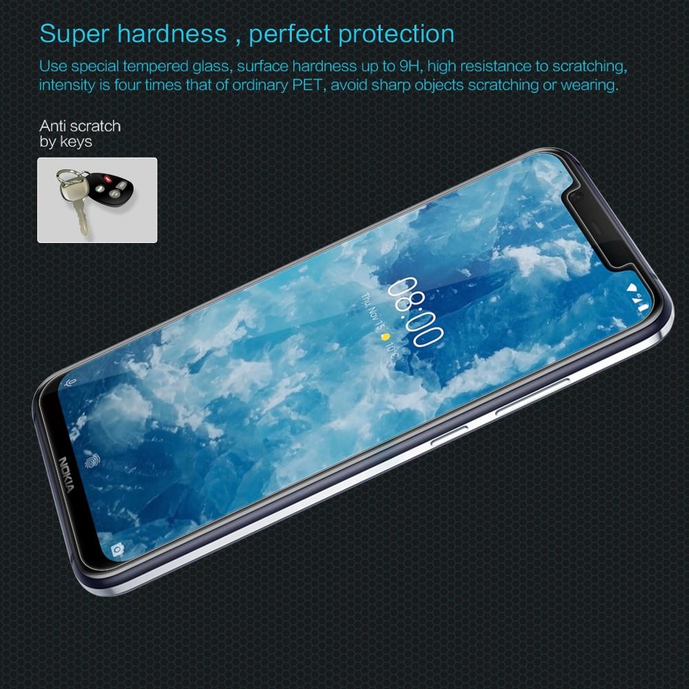 Miếng Dán Kính Cường Lực Nokia 8.1 (X7) - Trong Suốt