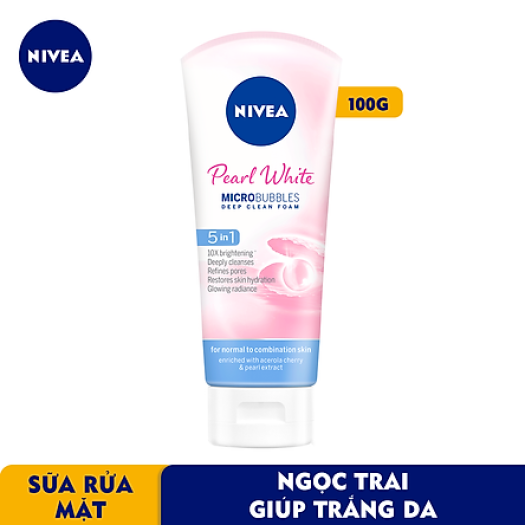 Sửa rửa mặt NIVEA nữ đủ loại 100g