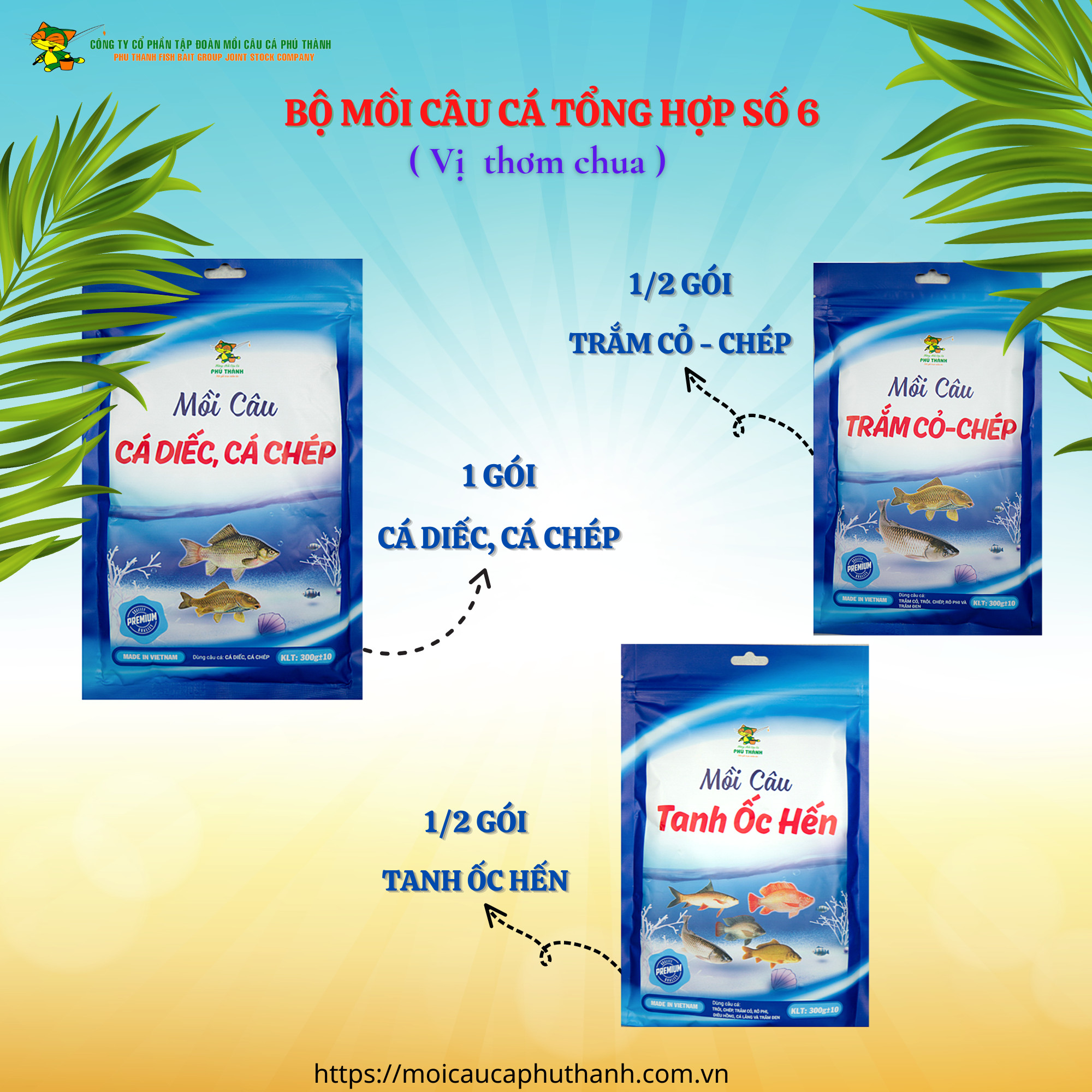 Bộ Mồi Tổng Hợp Số 5 - Số 6