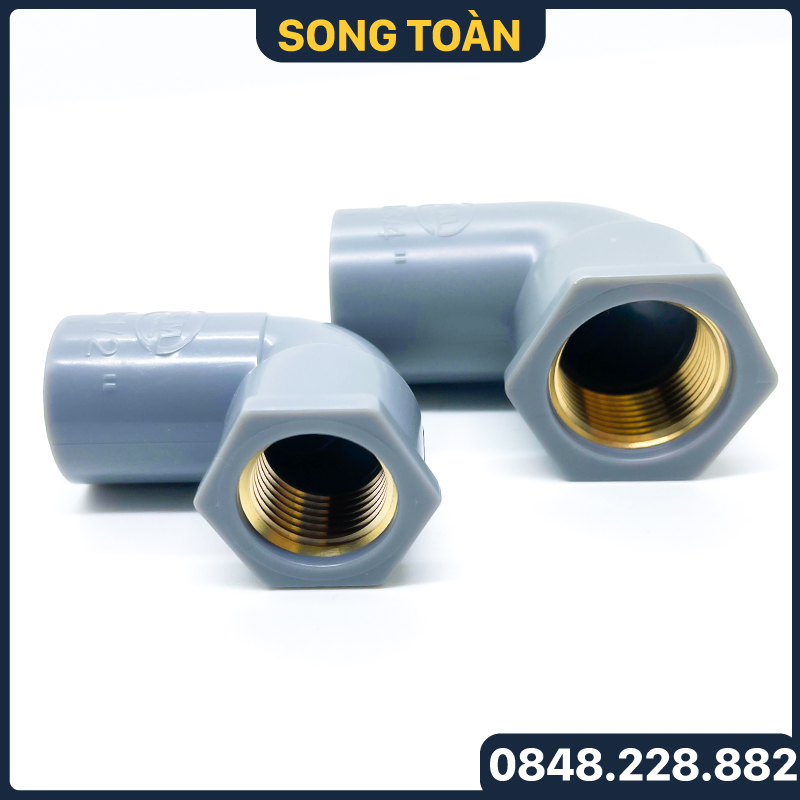 Co ren trong bình minh, nối co ren trong đồng thau nhựa bình minh 21 27