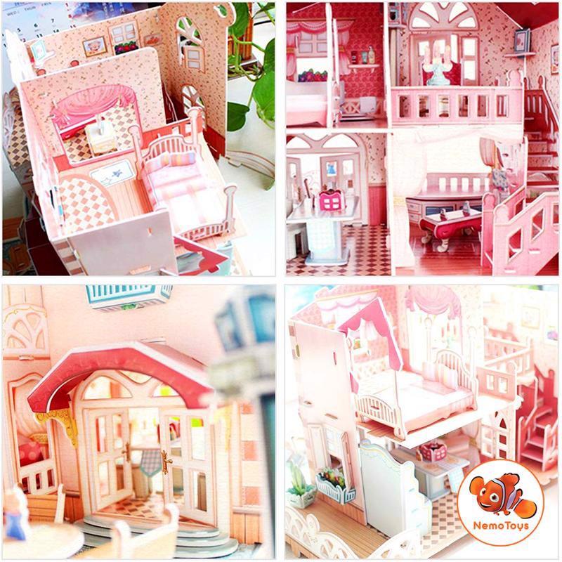 Mô hình giấy 3D CubicFun - Holiday Bungalow - P634h