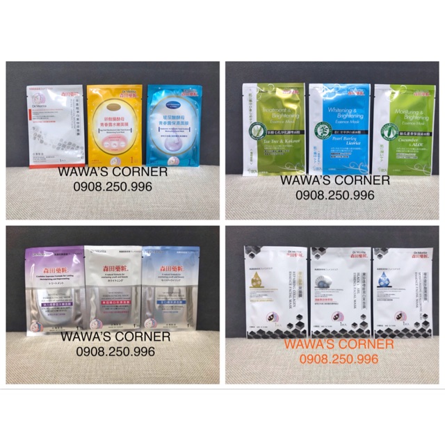 Miếng lẻ mặt nạ dr morita các loại