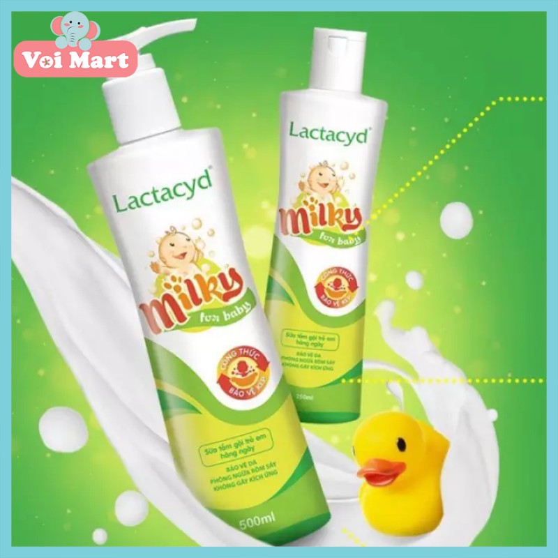 Sữa tắm lactacyd Milky 250 ml