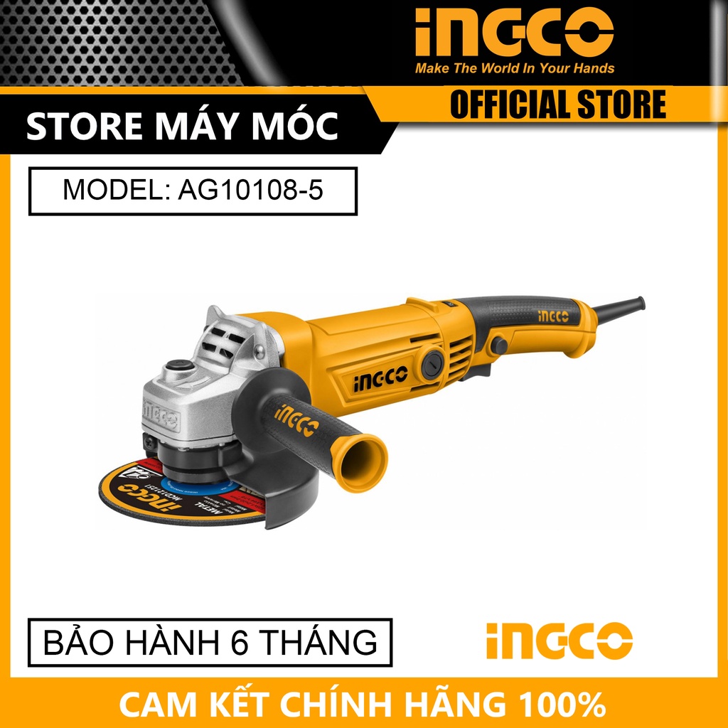 Máy mài góc 1010w ingco ag10108-5 5"