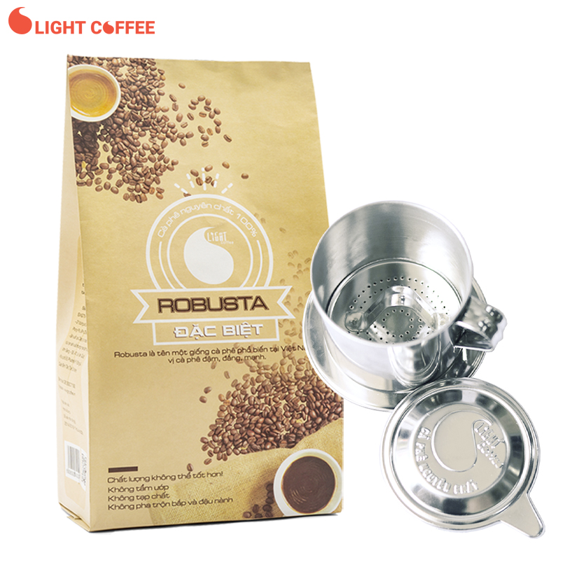Phin pha cà phê inox cao cấp không gỉ - Light Coffee