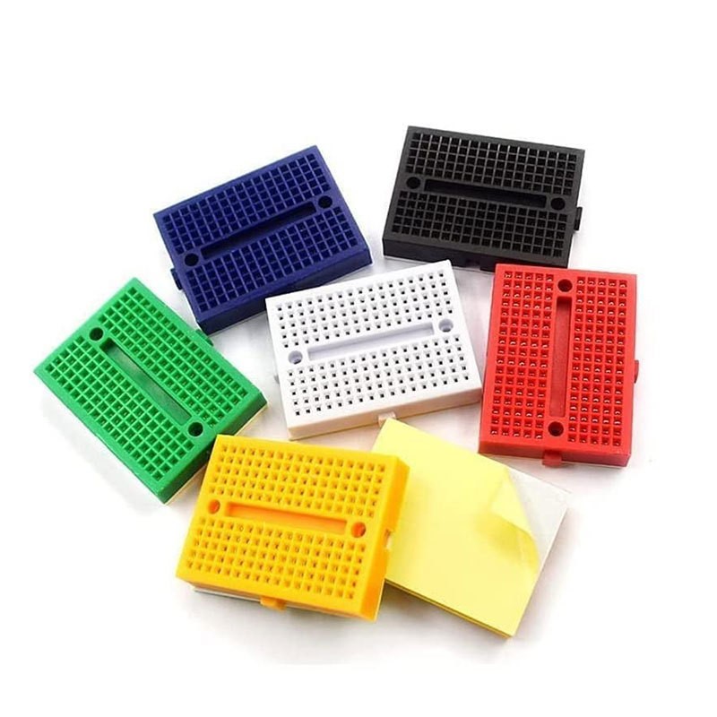 Breadboard MB-102 170 Lỗ 35x47mm (Board test, cắm linh kiện, bo test, bảng mạch thử nghiệm )