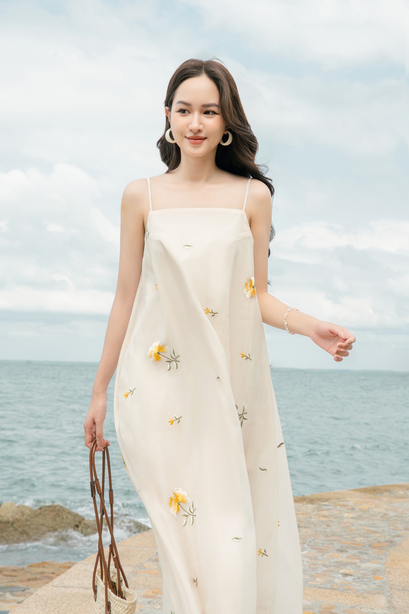 OLV - Đầm kiểu bí hoa suông Dress nhiều màu