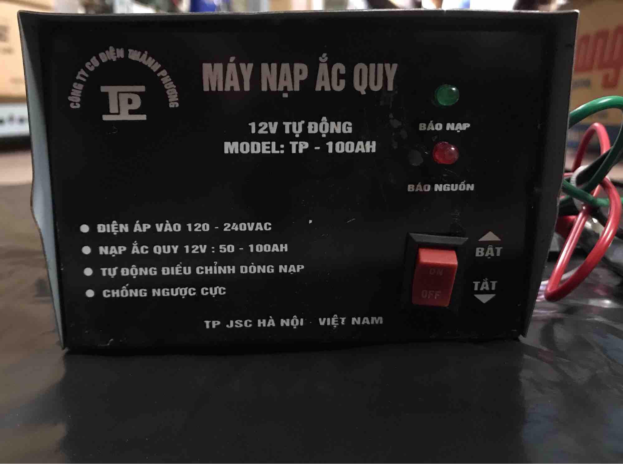 Máy sạc ắc quy tự động 12v . 50ah-100ah