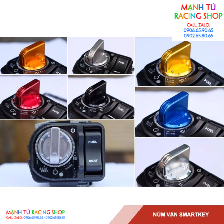 Núm vặn ổ khoá xe smarkey nhôm cnc - chính hãng universe - mạnh tú shop