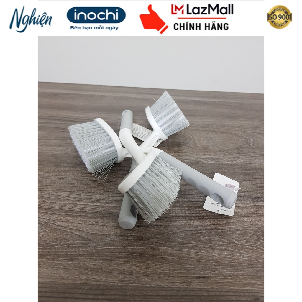 Bàn chải nhà tắm cán dài kirei (26cm)
