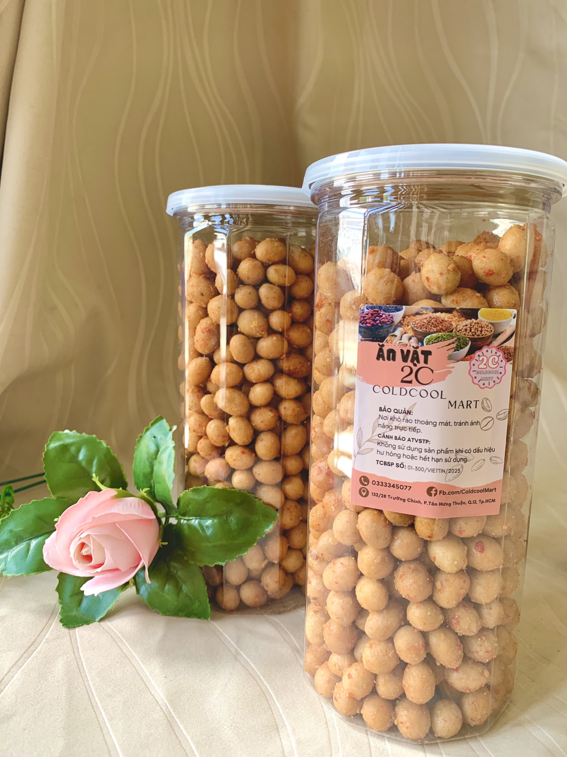Đậu Phộng Da Cá Tỏi Ớt 500g 2c Mart