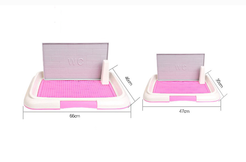 [HOÀN TIỀN 10%][Size Nhỏ 46x35] Khay vệ sinh cho chó có tường và cọc cao cấp