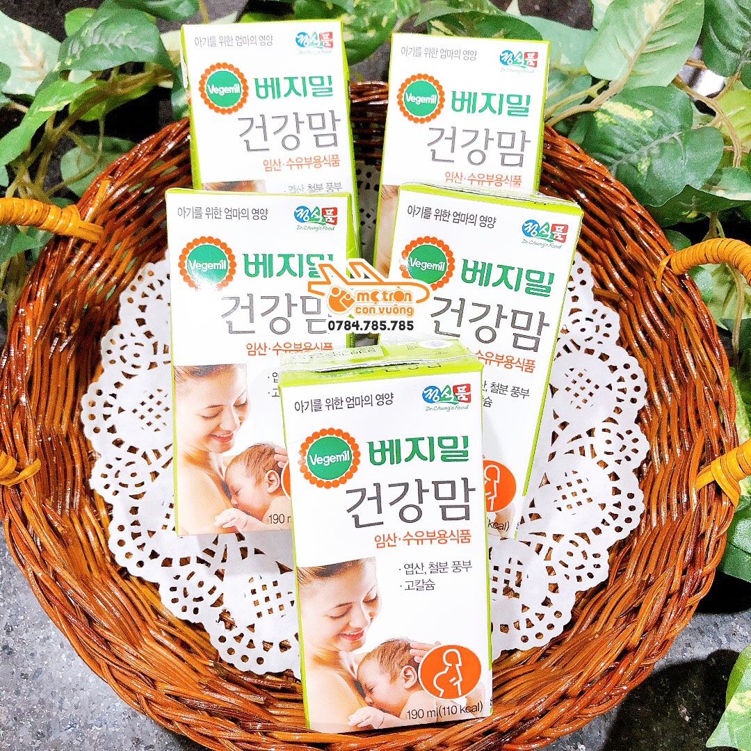 Sữa Vegemil cho mẹ bầu và cho con bú 190ml