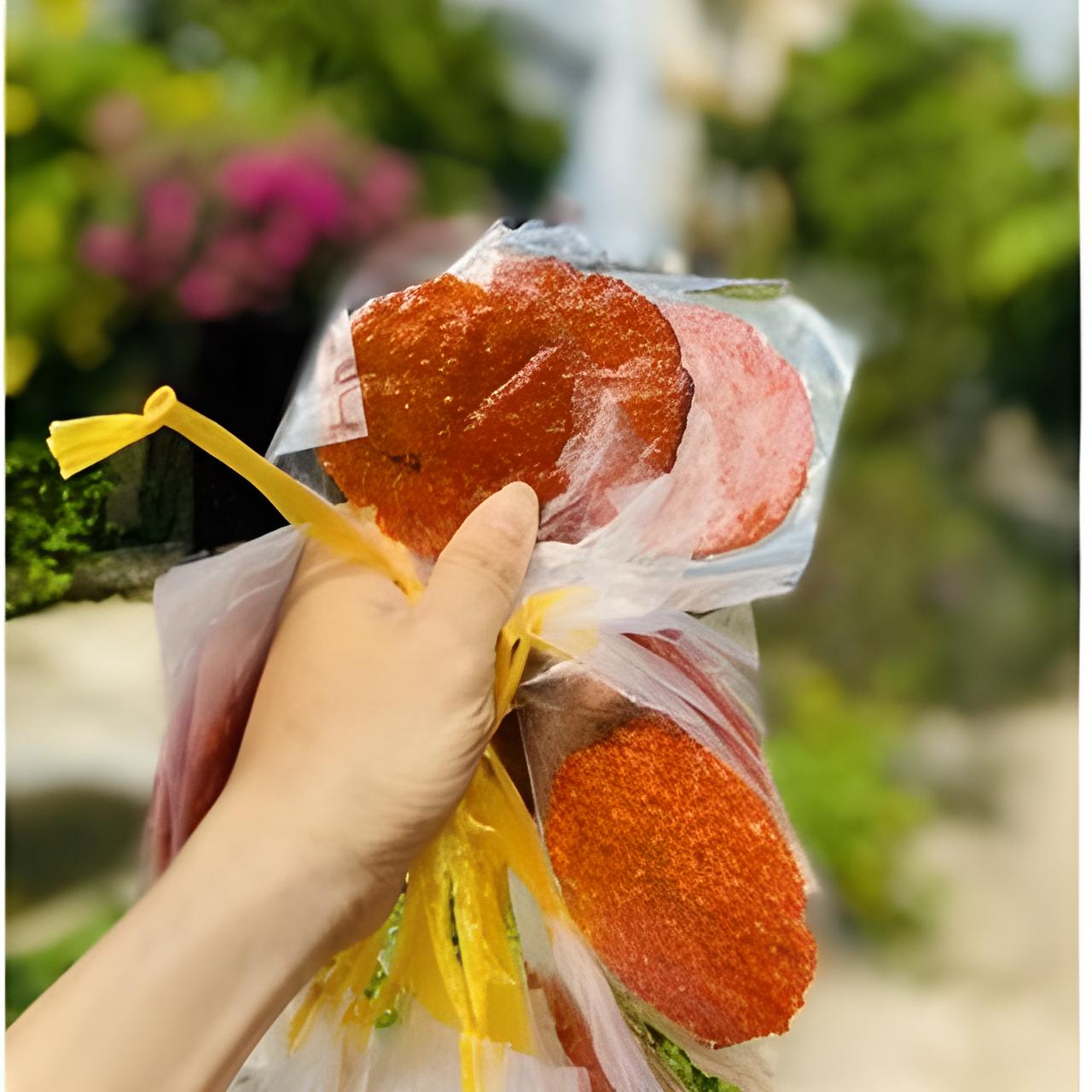 1 sâu (10 bịch)-  Cá bò nướng sate đậm vị