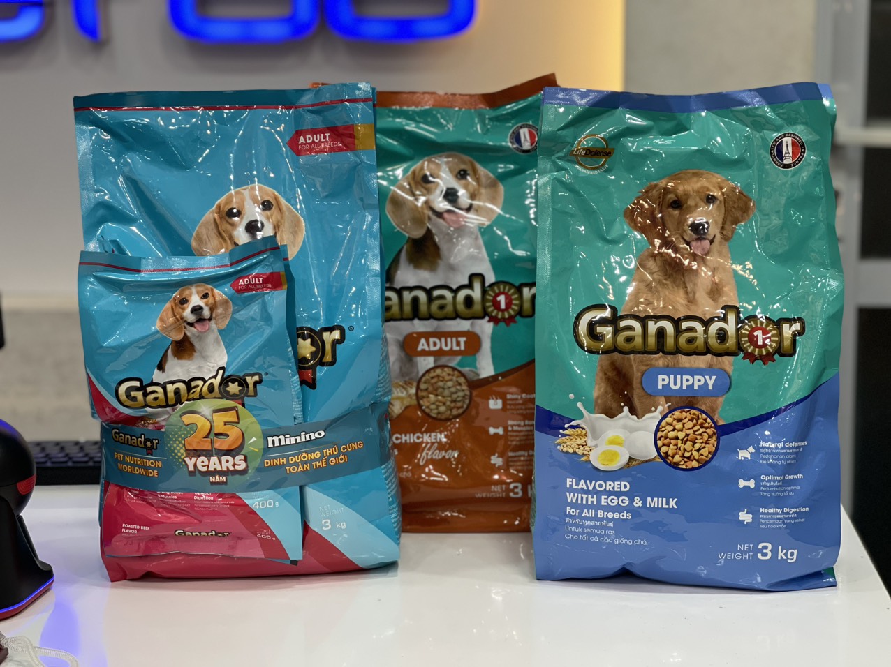 Ganador 3kg-thức ăn hạt dành cho chó