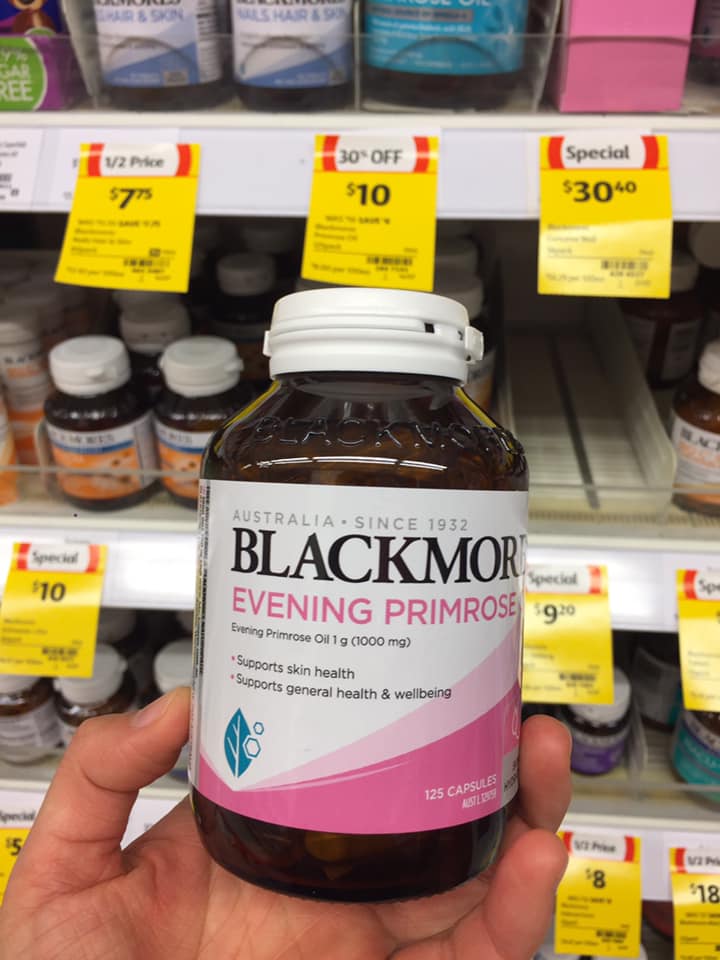 Tinh dầu hoa anh thảo Blackmores 125 viên