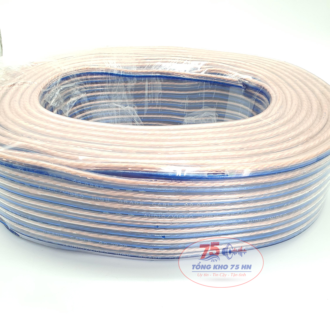 Dây loa lõi 200 tim loại tốt (bán theo mét)