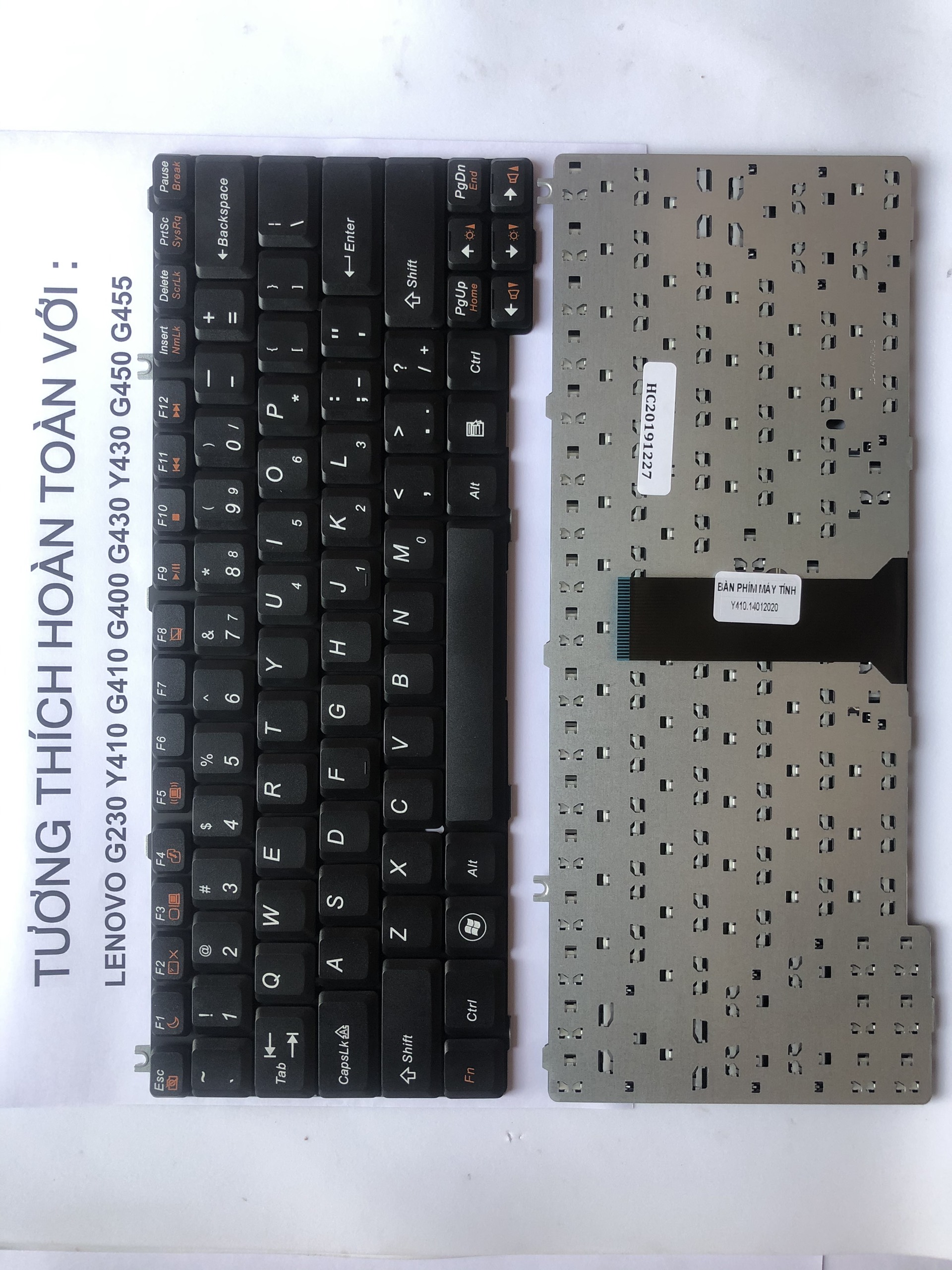 [HCM]Bàn Phím Cho Lenovo G230 Y410 G410 G400 G430 Y430 G450 G455 Hàng Mới 100% Bảo Hành 12 Tháng Toàn Quốc