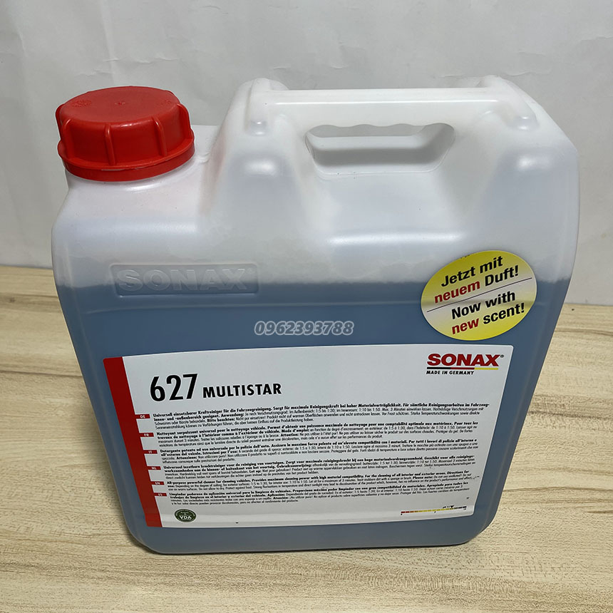 Dung dịch tẩy rửa ôtô đa năng Sonax MultiStar 627 (nội thất, ngoại thất, khoang máy, bánh xe, mâm lazang)