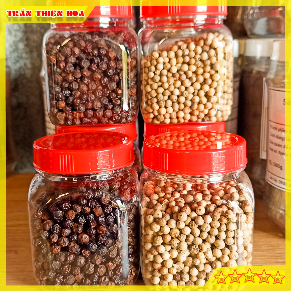 HỦ [100gr] Tiêu Sọ Nguyên Hạt Phú Quốc Thơm Ngon