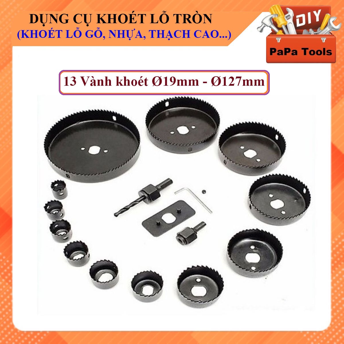 Cách khoan lỗ trên ống nhựa - Bộ khoét lỗ tròn đẹp, chất lượng