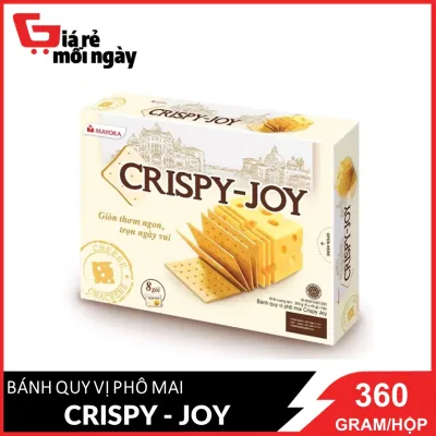 [HCM]Bánh quy vị phô mai Crispy Joy 360g