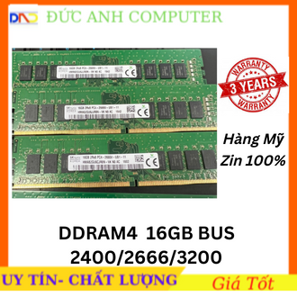Ram DDR416gb bus 2400 2600 3200 , ram zin máy đồng bộ siêu bên và ổn định