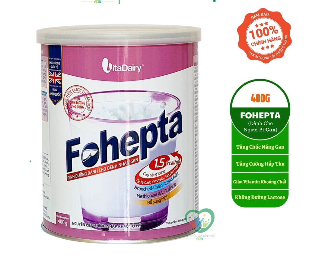 Sữa Fohepta 400g (Cho Người Bệnh Gan)