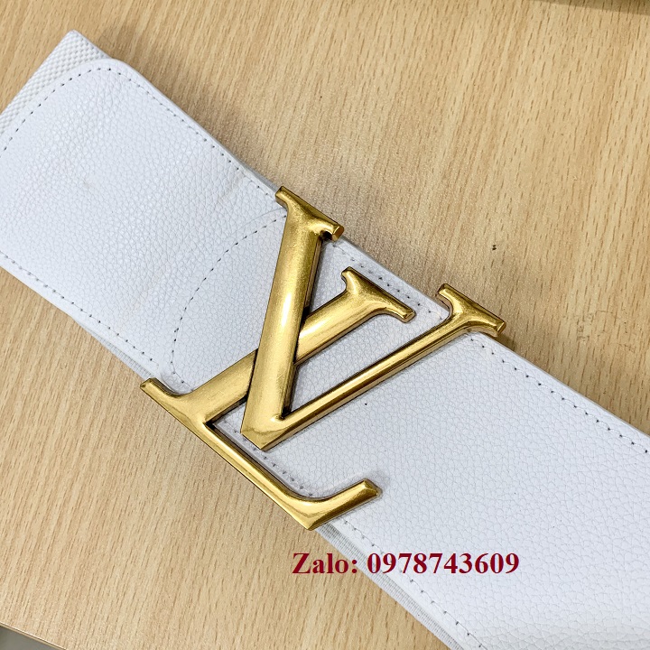 Đai váy nịt đầm L TRẮNG sang trọng 7.5cm