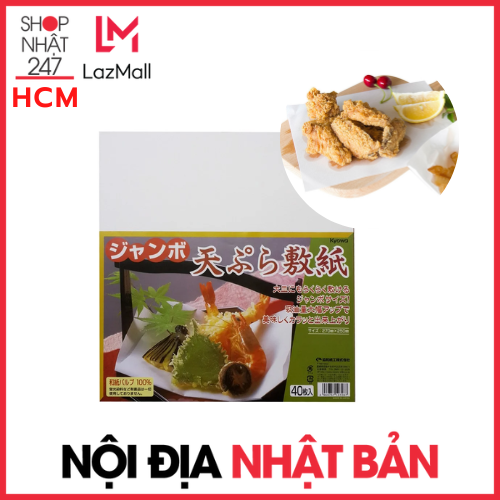 Set 40 giấy thấm dầu mỡ đồ chiên rán nội địa Nhật Bản