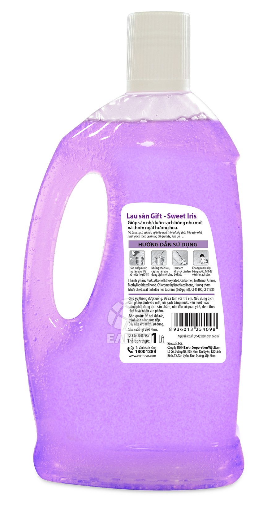 Lau sàn Gift Sweet Iris  1 Lít