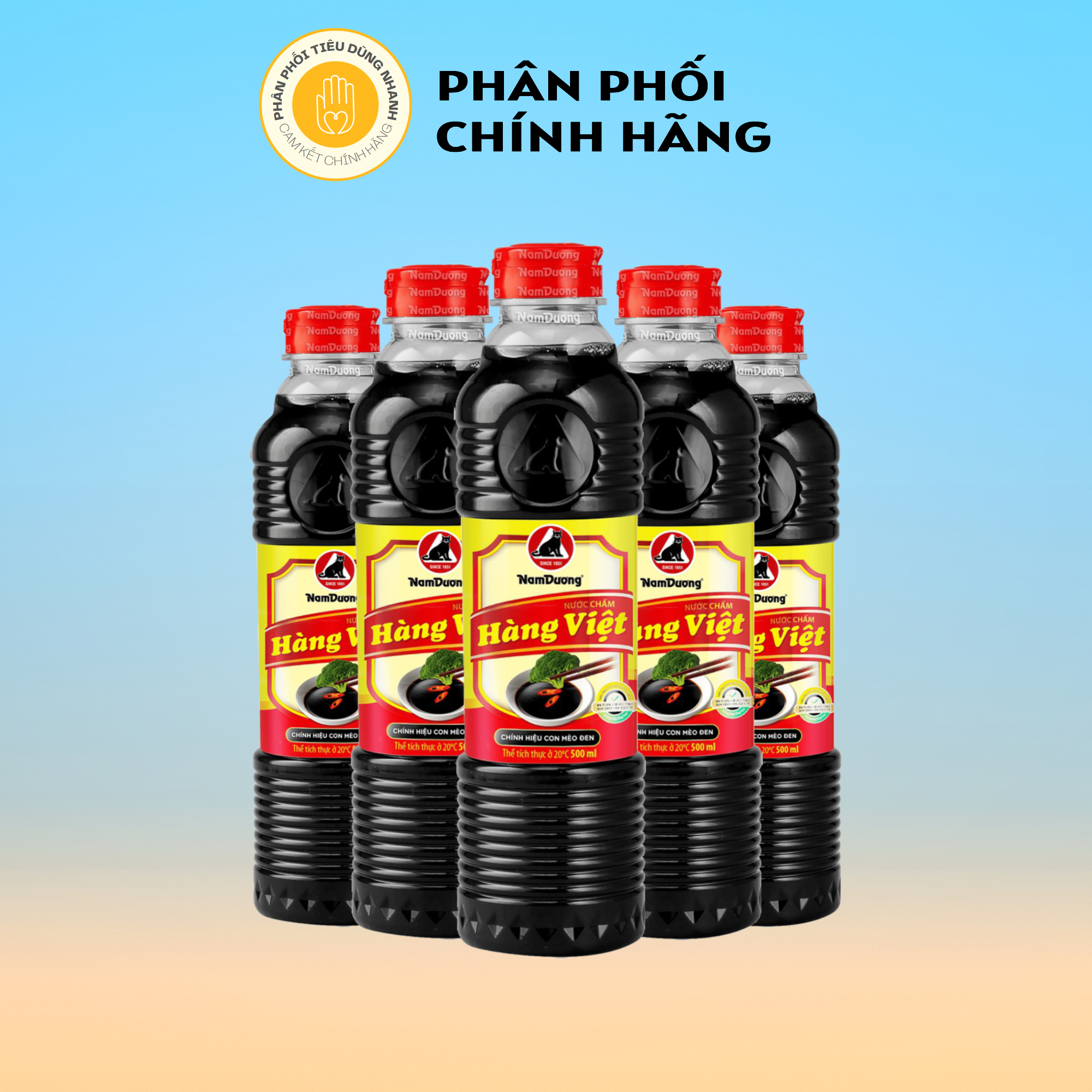 Combo 5 chai nước tương nam dương hàng việt 500ml