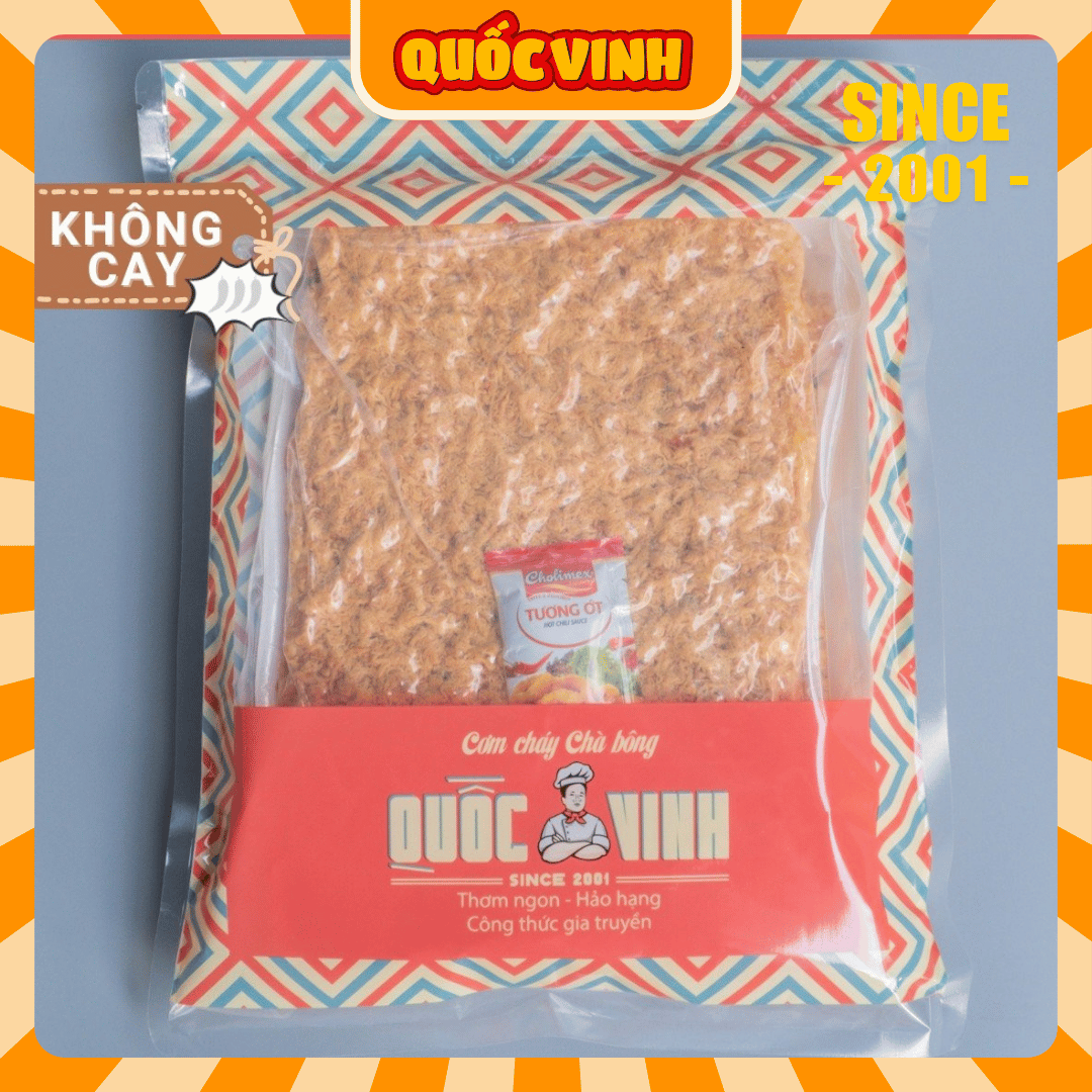 Cơm Cháy Chà Bông Quốc Vinh - Loại 500g/gói