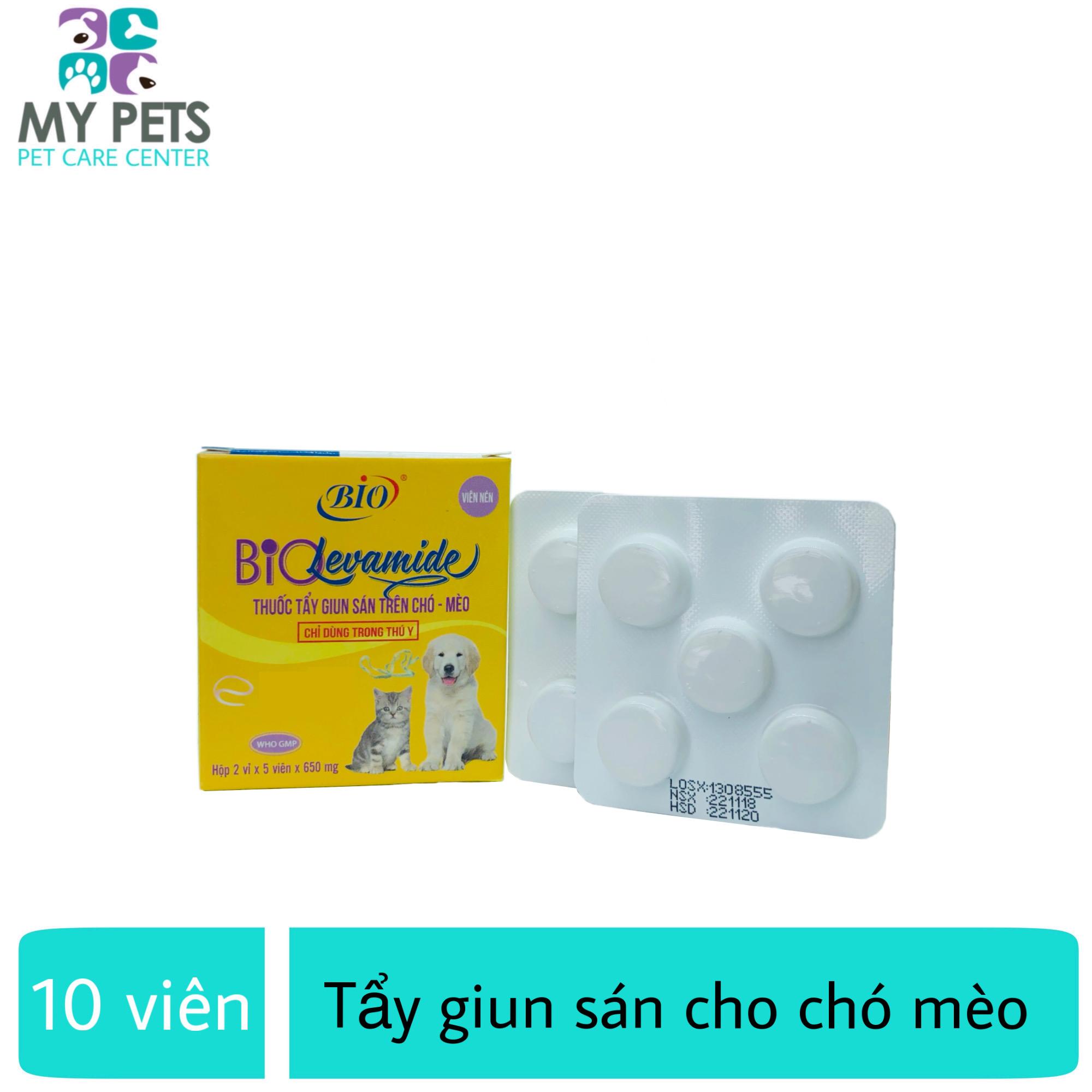 Thuốc trị giun sán trên chó mèo - Bio Levamide