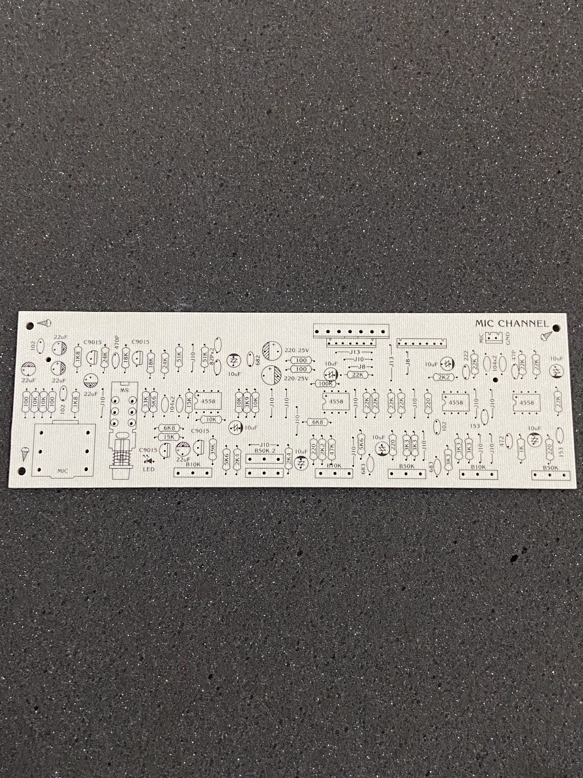 Mạch in PCB mic 6 volum phíp thủy tinh cao cấp
