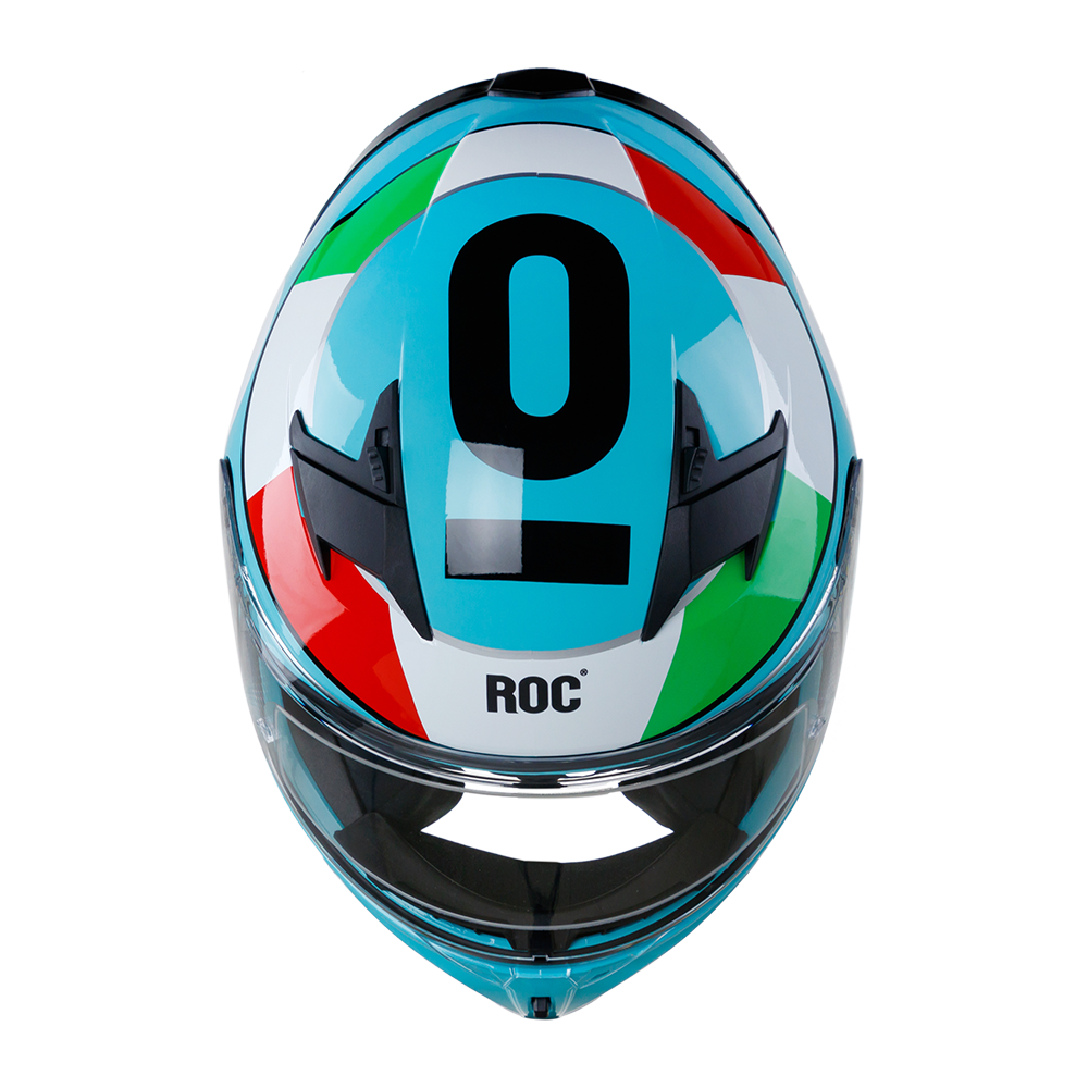 Mủ Bảo Hiểm Fullface Roc 01 - 2 kính team Leopard ( tặng đuôi gió )