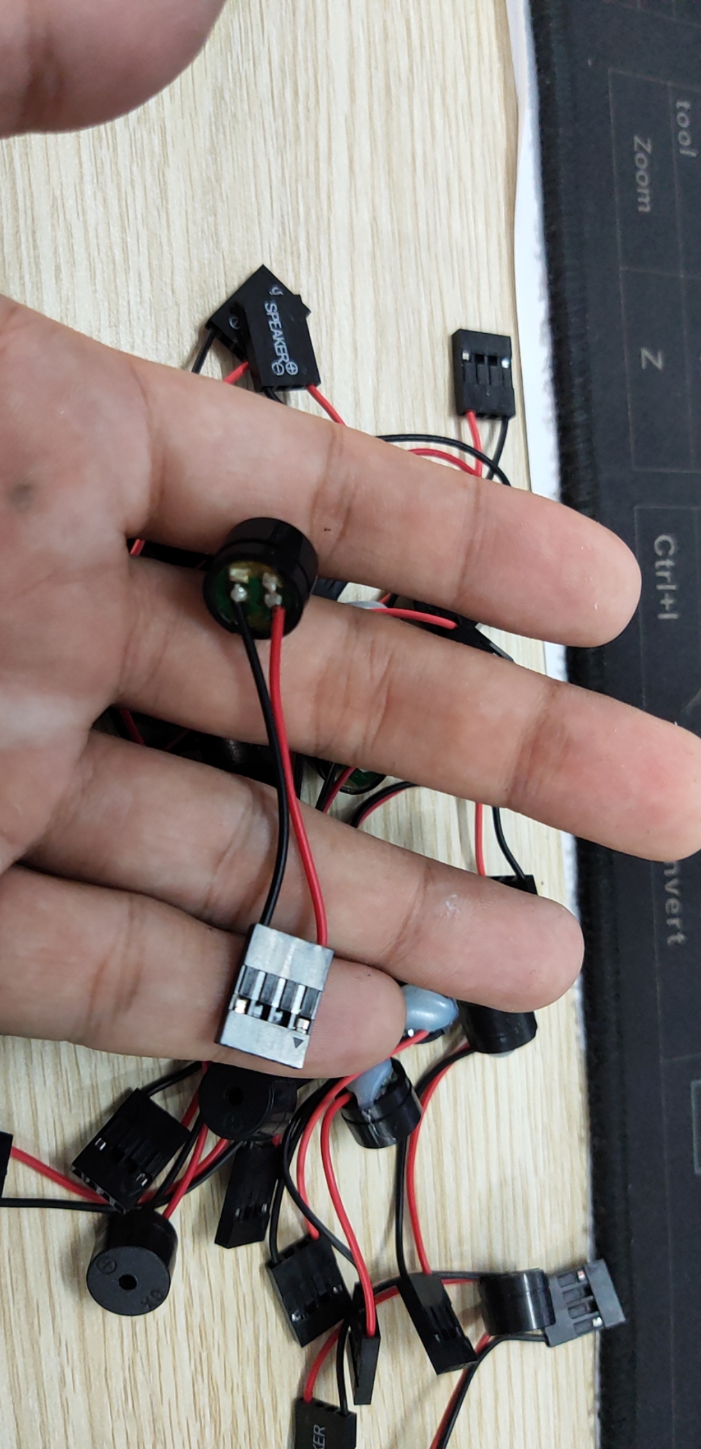 Mainboard computer horn-speaker for mainboard, buzzer BIP error indicator mainboard-speaker master lifetime warranty