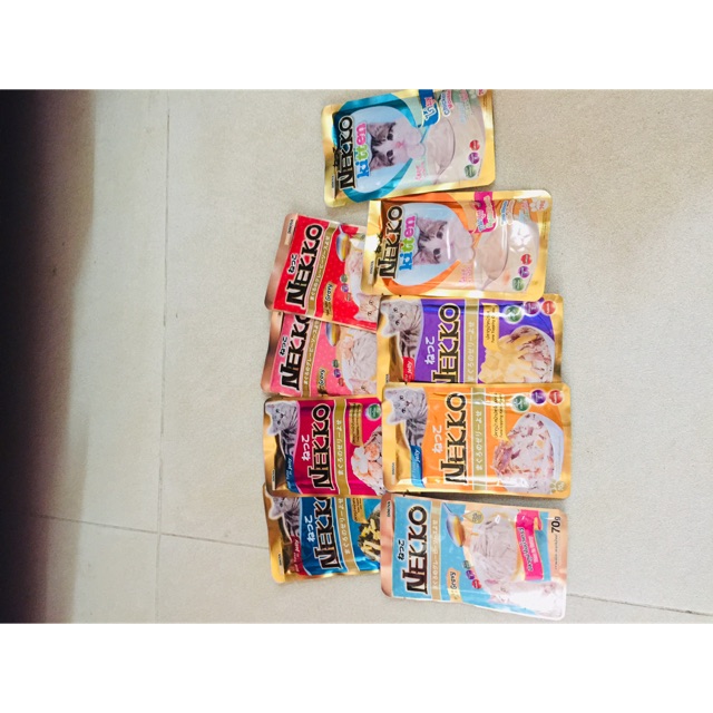 [HCM]Combo 48 túi đủ vị Pate Nekko cho mèo 70g chất lượng đảm bảo an toàn đến sức khỏe người sử dụng cam kết hàng đúng mô tả