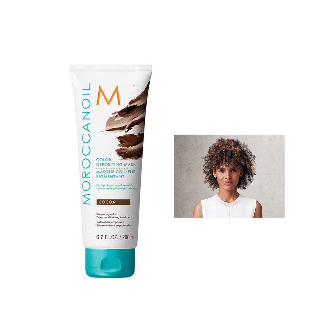 Hấp giữ màu tóc nhuộm moroccanoil color depositing mask 200ml