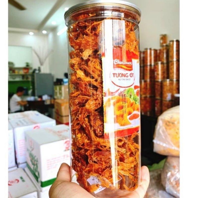 Mực Xé Sợi Bình Định Lon 300gram