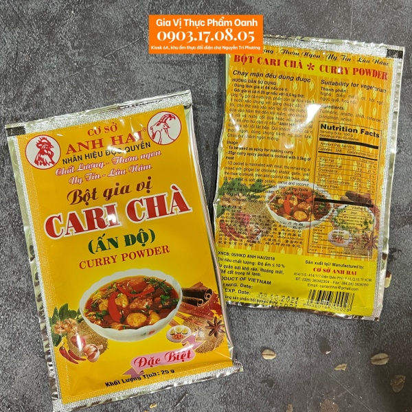 Seasoning mix for Curry -Anh Hai Spices