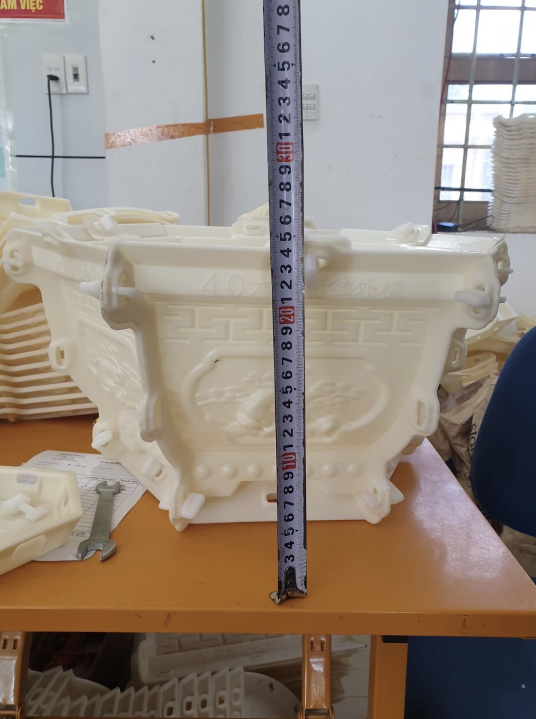 Khuôn Chậu Lục Giác 40 ( Sen)