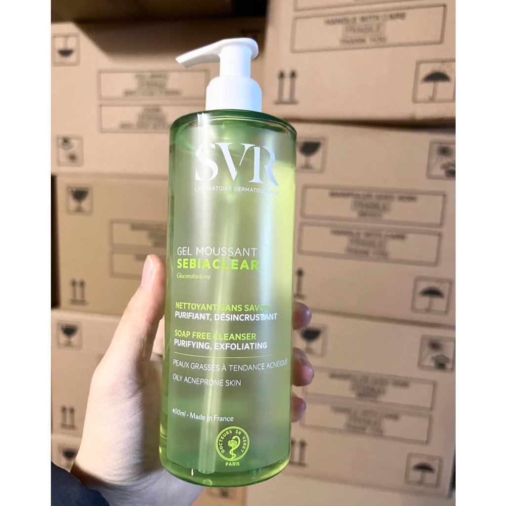 Sữa rửa mặt SVR Sebiaclear Gel Moussant 400ml