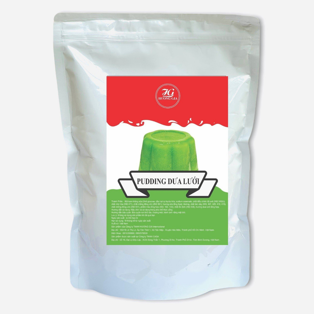 Bột Pudding Dưa Lưới Phù Hợp Làm Topping Cho Các Món Trà Sữa