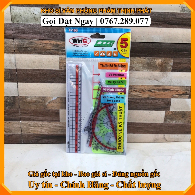 [HCM](Hàng cao cấp sẵn hàng giá sỉ)❣️❣️ Thước bộ dẻo WinQ T - 160 ( 5 cây )