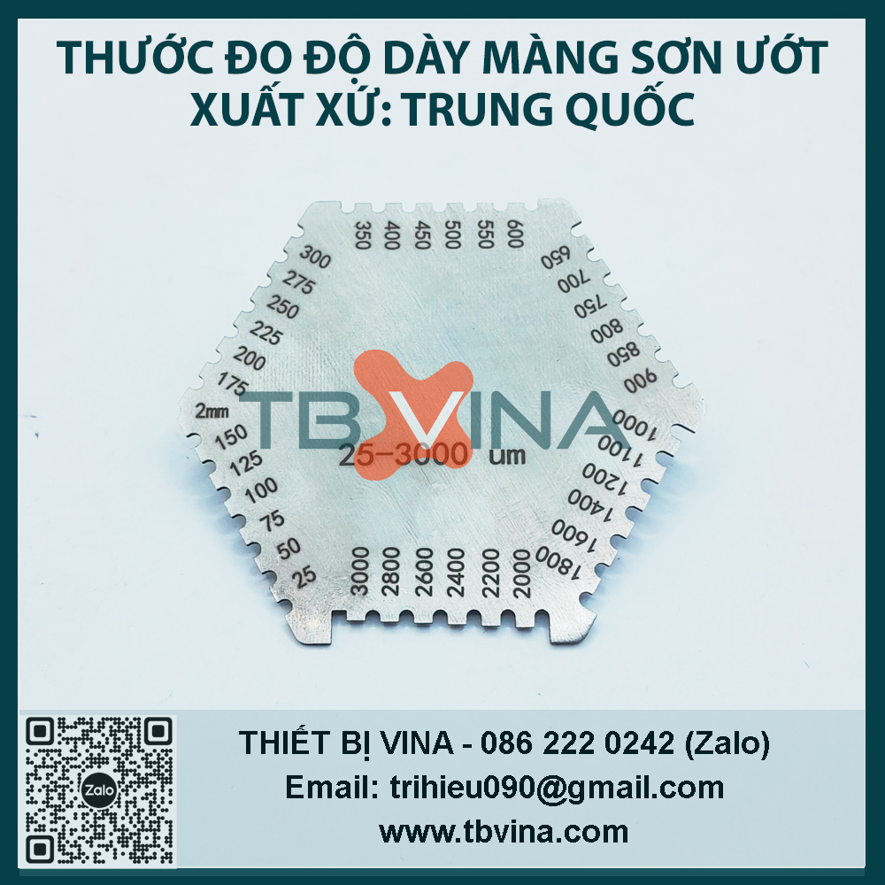 THƯỚC ĐO ĐỘ DÀY SƠN ƯỚT