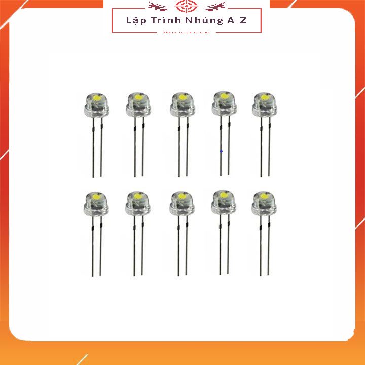 [Lập Trình Nhúng A-Z] Gói 10 Con Led Lùn F5 5mm